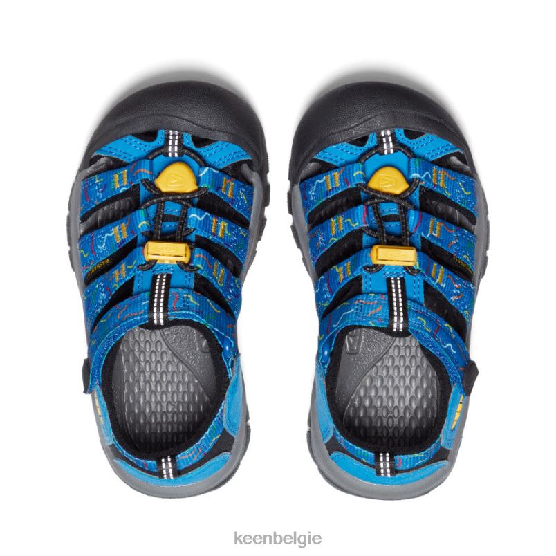 kleine kinderen nieuwpoort h2 oostenrijk/zwart KEEN schoenen DPX8V737