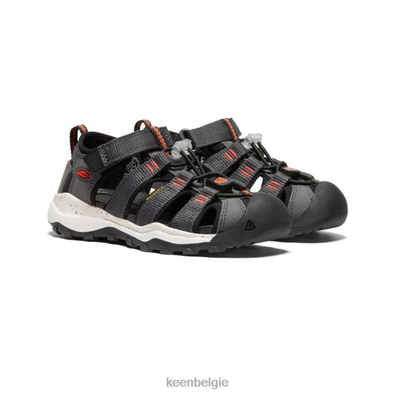 kleine kinderen nieuwpoort neo h2 magneet/pikant oranje KEEN schoenen DPX8V837