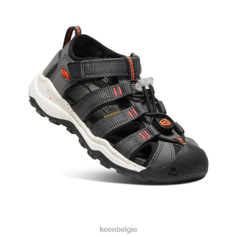 kleine kinderen nieuwpoort neo h2 magneet/pikant oranje KEEN schoenen DPX8V837