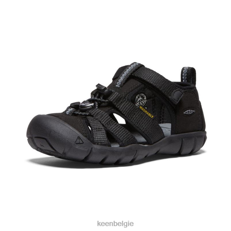 kleine kinderen zeekamp ii cnx zwart grijs KEEN schoenen DPX8V855