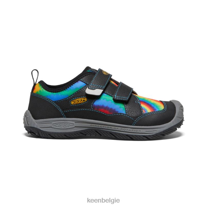Grote kinderen snelheid hond levendig blauw/originele tie-dye KEEN schoenen DPX8V873