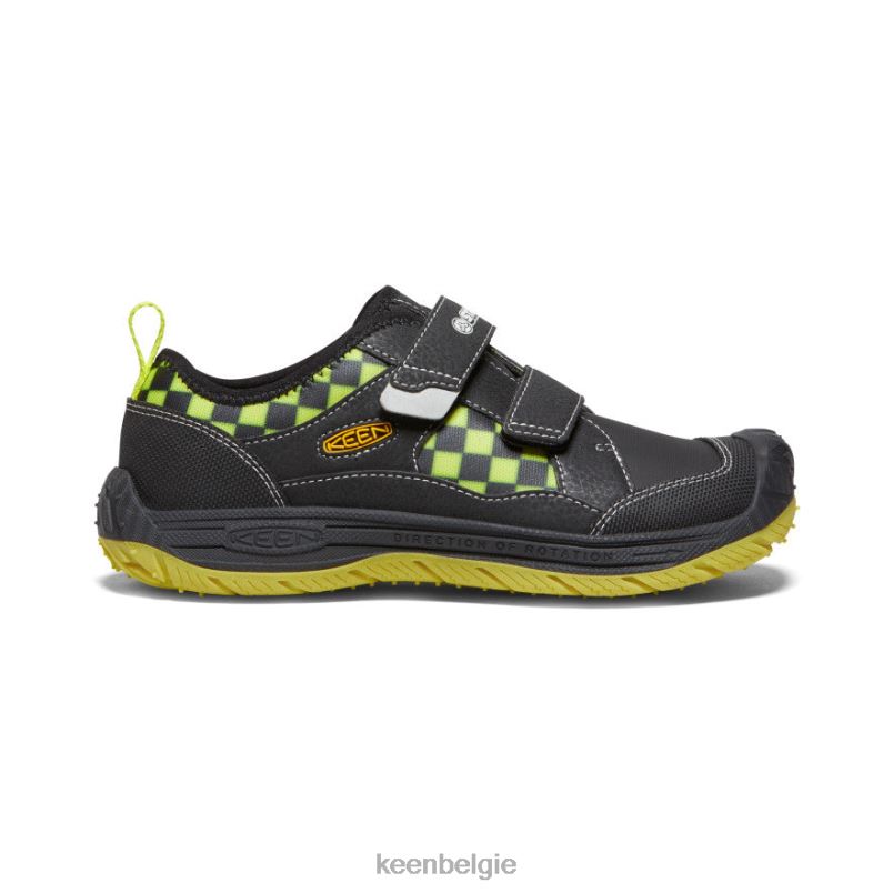 Grote kinderen snelheid hond zwart/multi KEEN schoenen DPX8V875