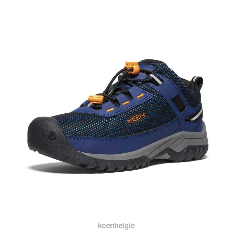Grote kinderen targhee sportventilatieschoen blauwe diepten/oostelijk KEEN schoenen DPX8V869