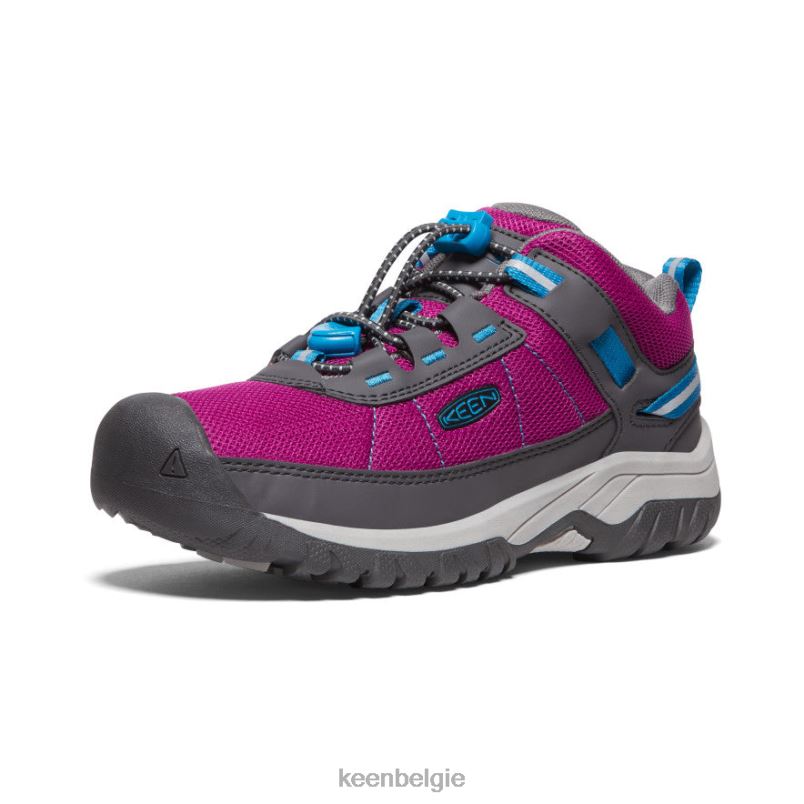 Grote kinderen targhee sportventilatieschoen festival fuchsia/magneet KEEN schoenen DPX8V870