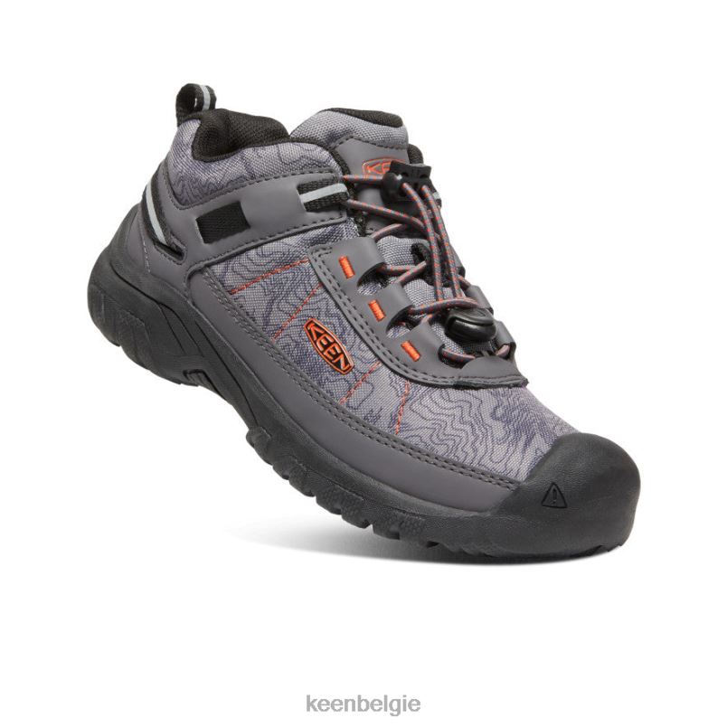 Grote kinderen targhee sportventilatieschoen magneet/scharlaken ibis KEEN schoenen DPX8V867