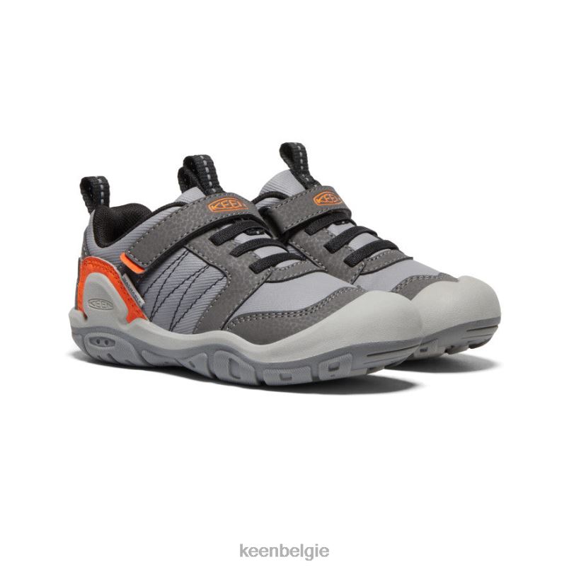 kleine kinderen knotch piek sneaker magneet/veiligheid oranje KEEN schoenen DPX8V972