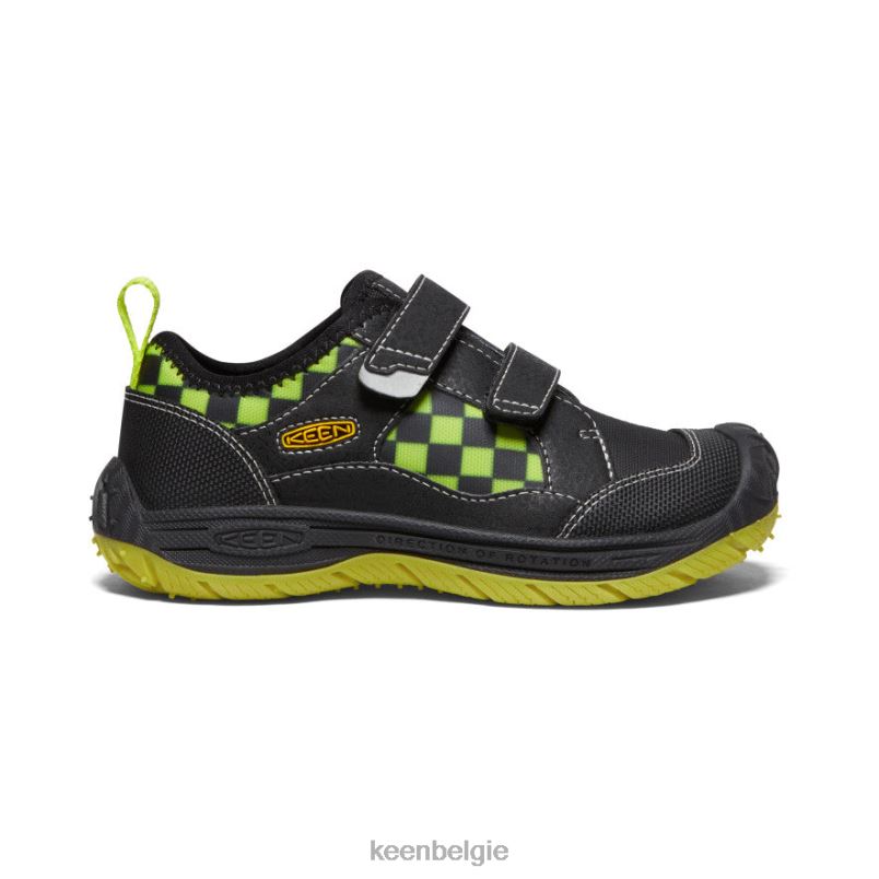 kleine kinderen snelheid hond zwart/multi KEEN schoenen DPX8V813