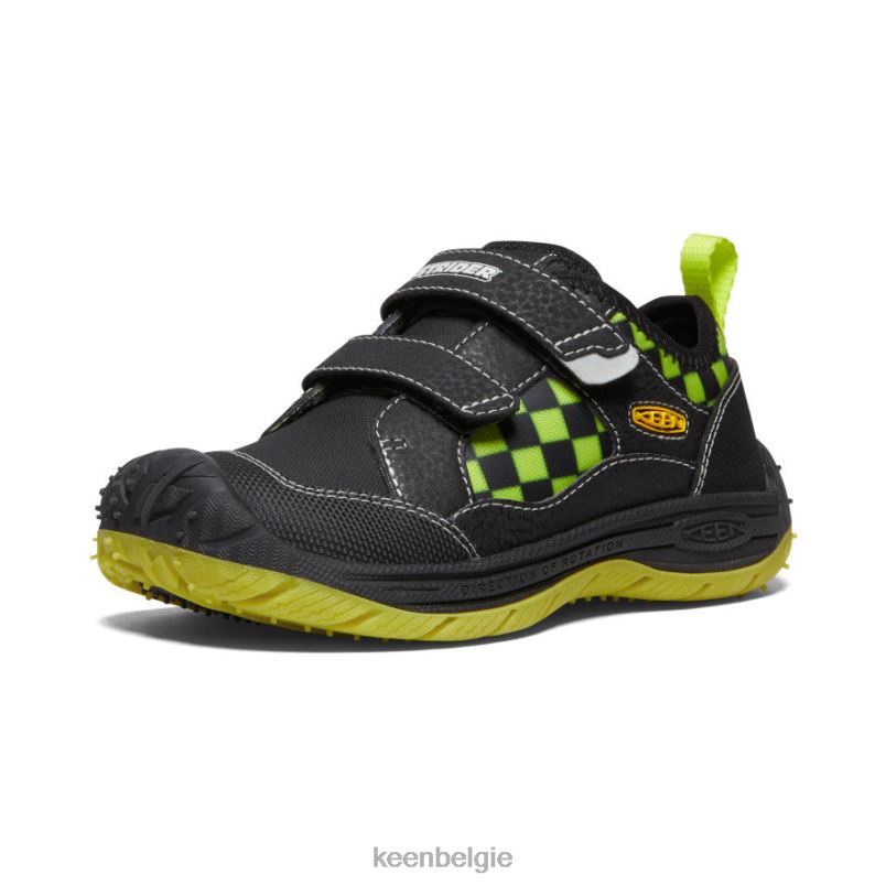 kleine kinderen snelheid hond zwart/multi KEEN schoenen DPX8V813