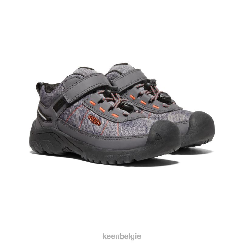 kleine kinderen targhee sportventilatieschoen magneet/scharlaken ibis KEEN schoenen DPX8V783