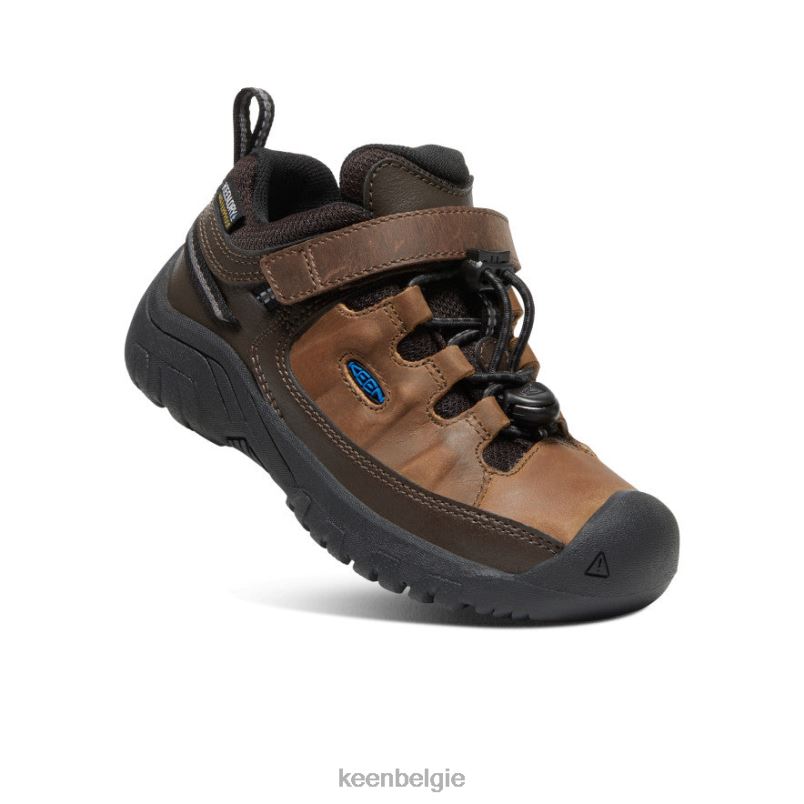 kleine kinderen targhee waterdichte schoen koffieboon/bizon KEEN schoenen DPX8V911