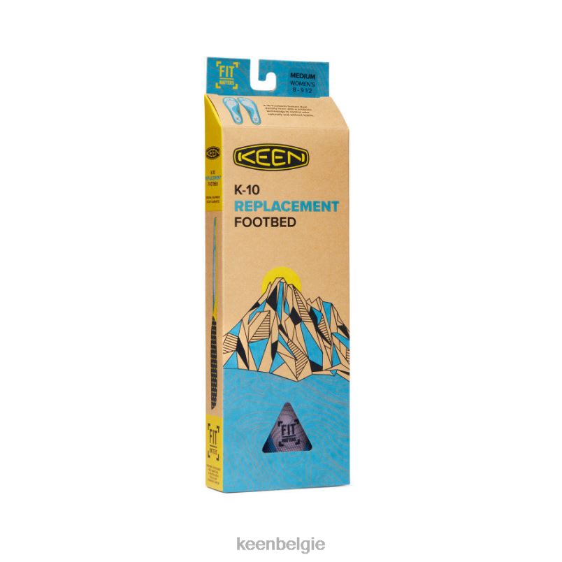 vrouwen outdoor k-10 vervangende binnenzool oceaanblauw KEEN accessoires DPX8V652