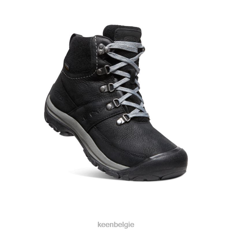 vrouwen kaci iii waterdichte winterlaars zwart/staalgrijs KEEN schoenen DPX8V675