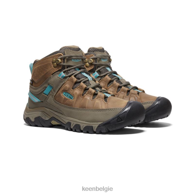 vrouwen targhee iii waterdicht midden geroosterde kokosnoot/porselein KEEN schoenen DPX8V571