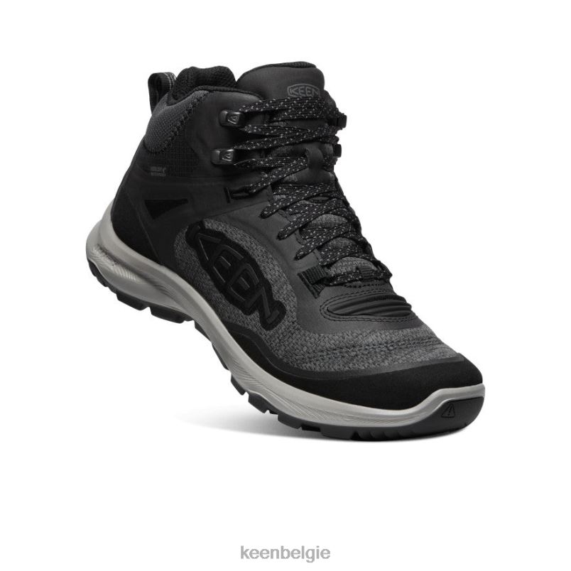 vrouwen terradora flex waterdichte laars zwart/staalgrijs KEEN schoenen DPX8V580