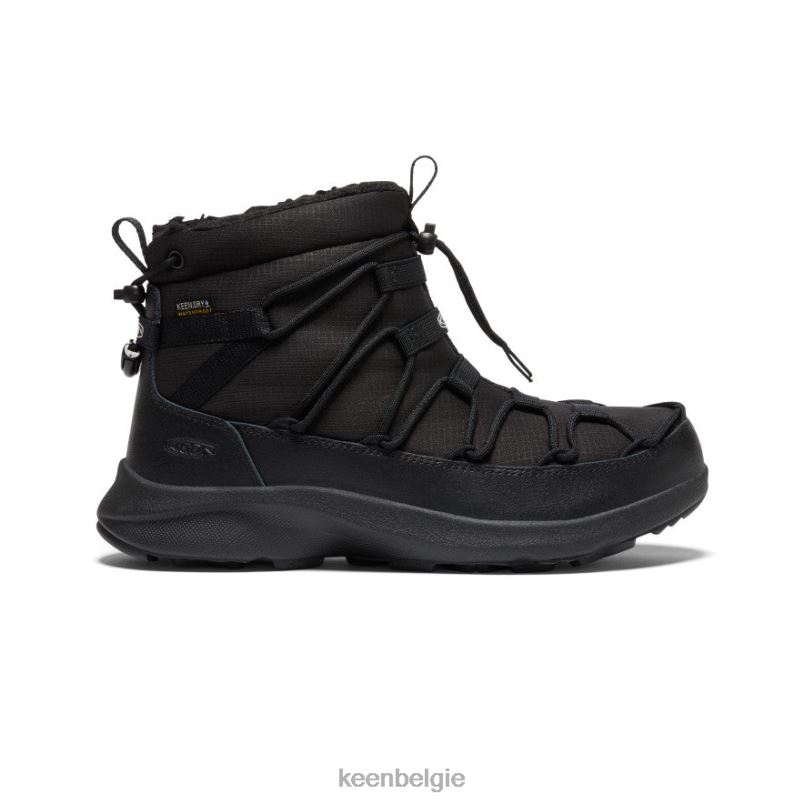 vrouwen uneek snk ii waterdichte chukka drievoudig zwart/zwart KEEN schoenen DPX8V624