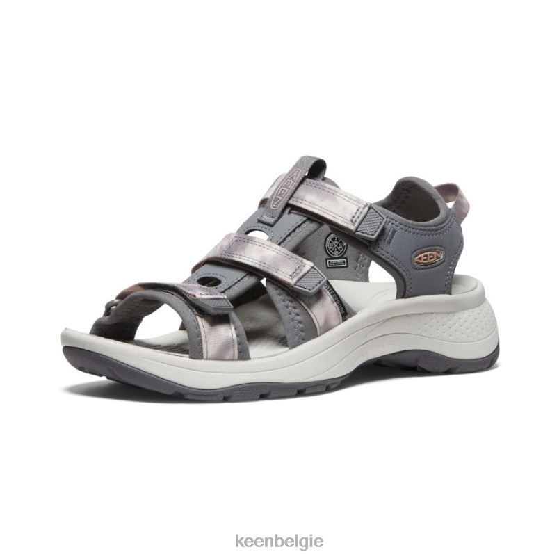vrouwen astoria west open teen fawn/tie-dye KEEN schoenen DPX8V535