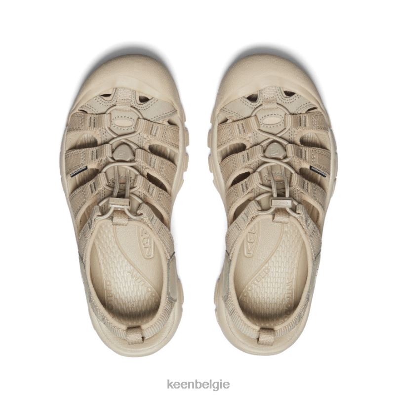 vrouwen nieuwpoort h2 zwart-wit/safari KEEN schoenen DPX8V411