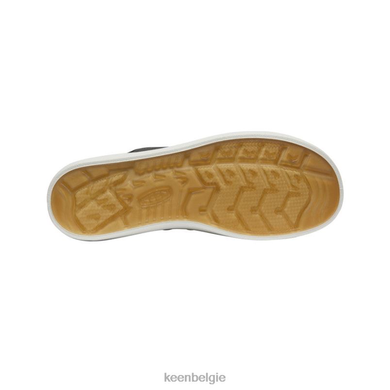 vrouwen Elsa oogst leren sneaker zwart/zilverberk KEEN schoenen DPX8V628