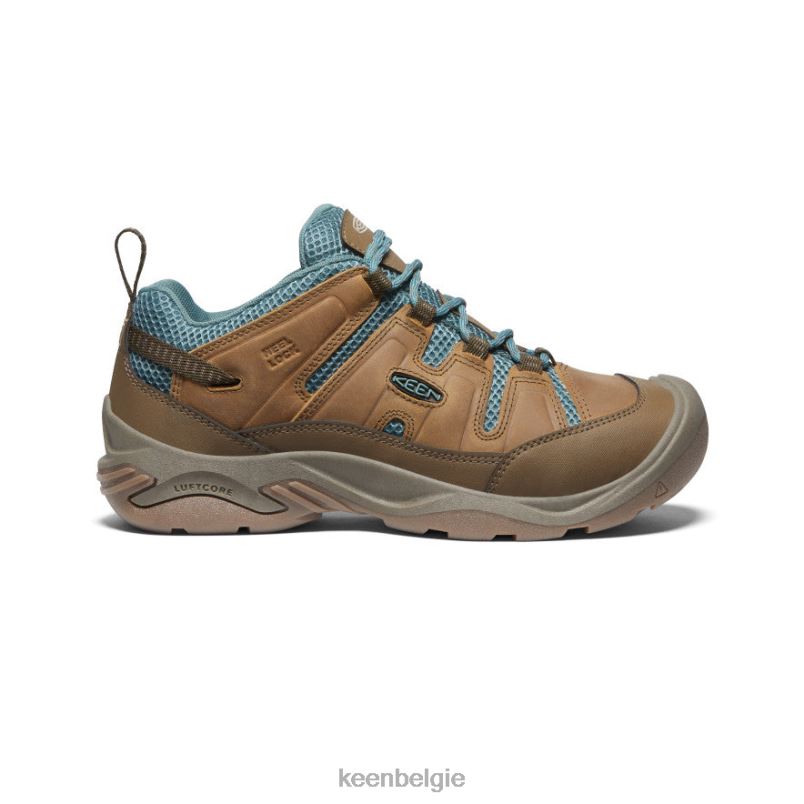 vrouwen circadia ventilatieschoen geroosterde kokosnoot/Noord-Atlantische Oceaan KEEN schoenen DPX8V642