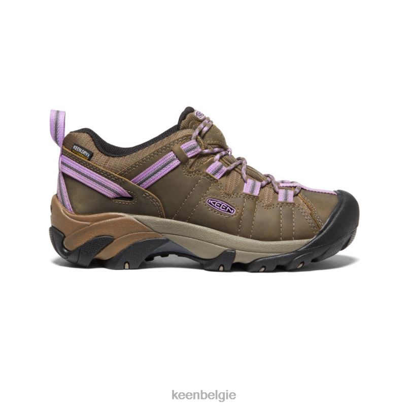 vrouwen targhee ii waterdicht Timberwolf/Engelse lavendel KEEN schoenen DPX8V542
