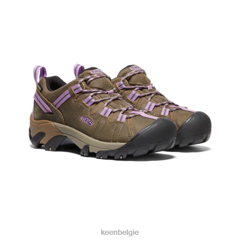 vrouwen targhee ii waterdicht Timberwolf/Engelse lavendel KEEN schoenen DPX8V542