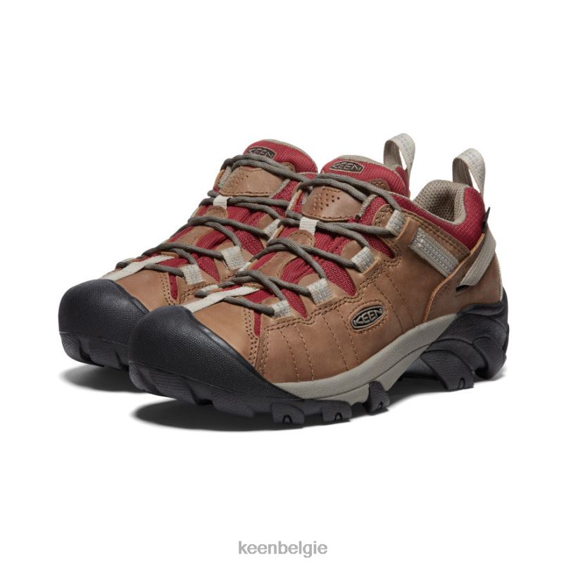 vrouwen targhee ii waterdicht safari/merlot KEEN schoenen DPX8V543
