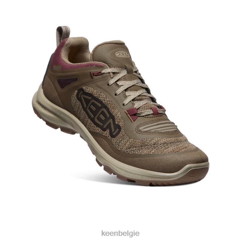 vrouwen terradora flex waterdichte schoen kantine/windsor wijn KEEN schoenen DPX8V603