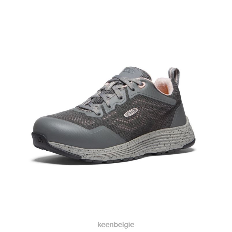 vrouwen sparta 2 (aluminium neus) staalgrijs/perzik zweep KEEN schoenen DPX8V460